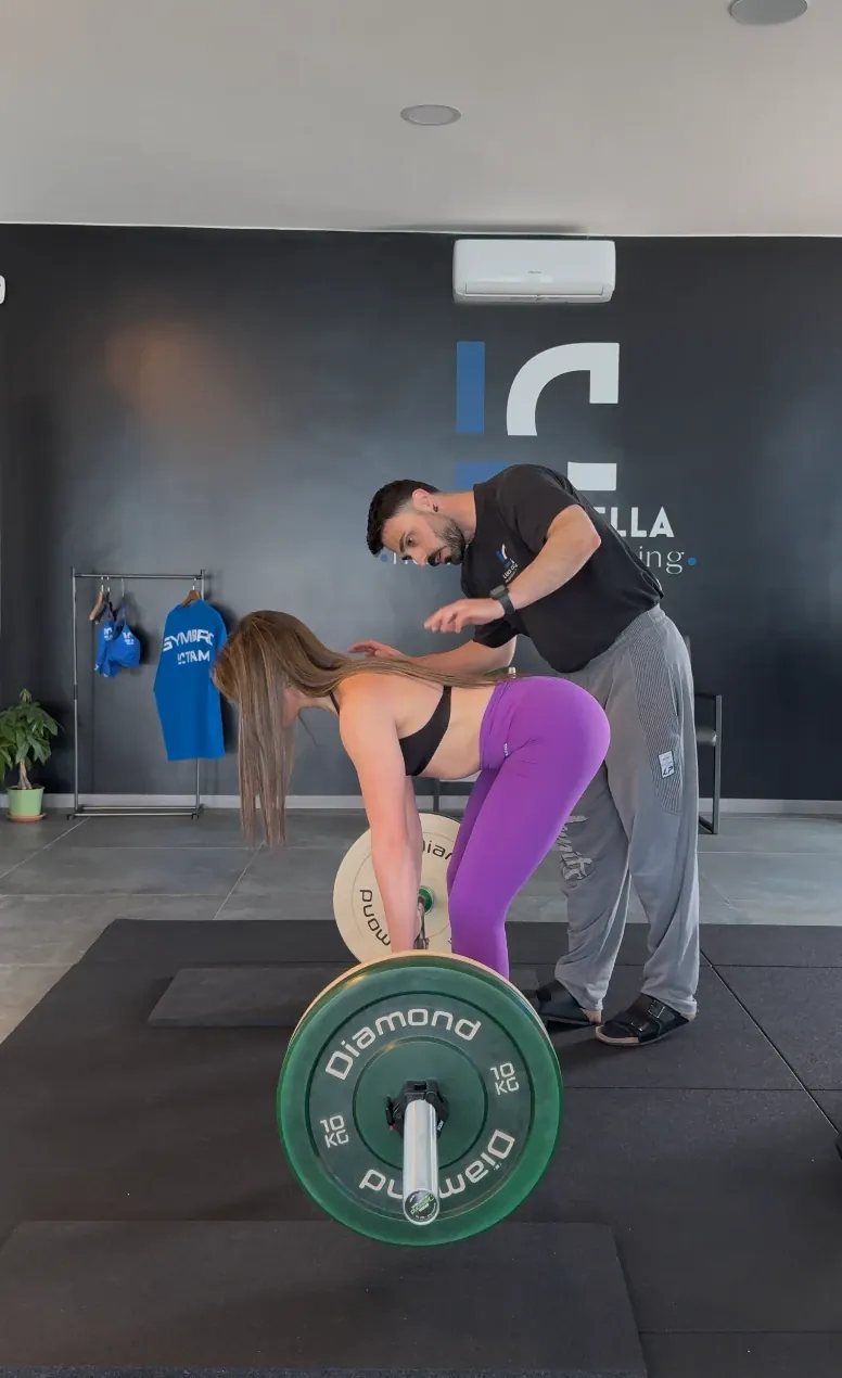 Seduta di personal training nello studio di Parma